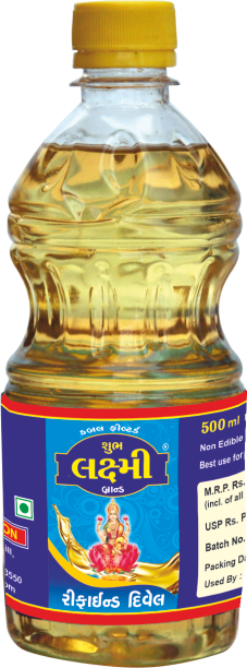 Shubh Laxmi 500 ml Refined Castor Oil Bottle